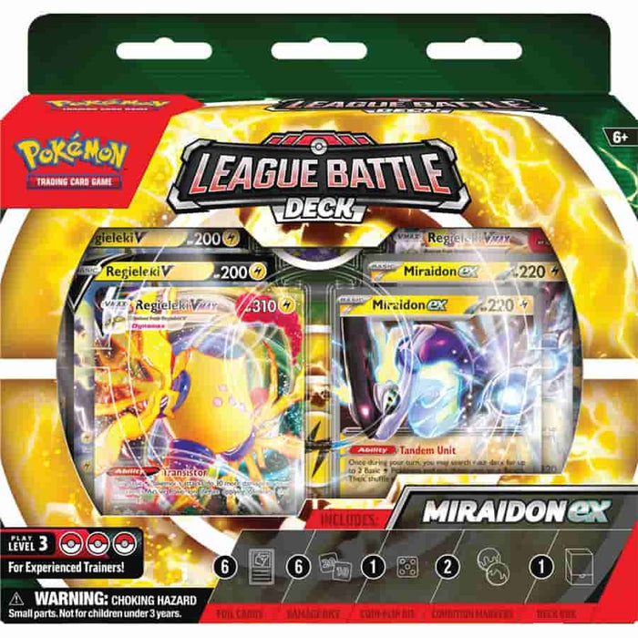 Pokemon TCG - Miraidon and Regieleki Ex League Battle Deck