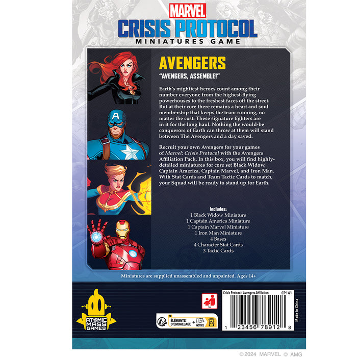 Marvel: Crisis Protocol – Avengers Affiliation Pack - (Pre-Order)