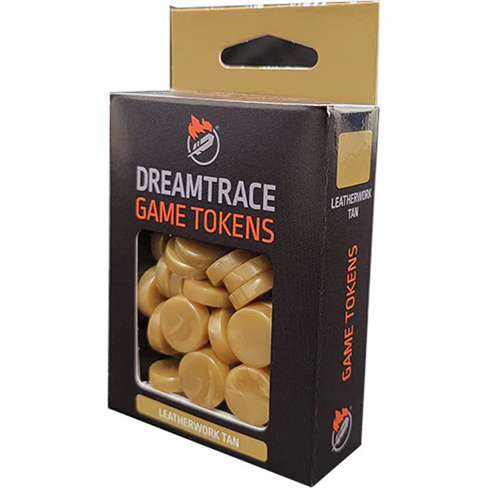 DreamTrace Gaming Tokens: Leatherwork Tan