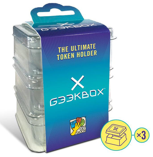 Geekbox Clear Plastic Token Storage Box/Lid (3 pk) - Boardlandia