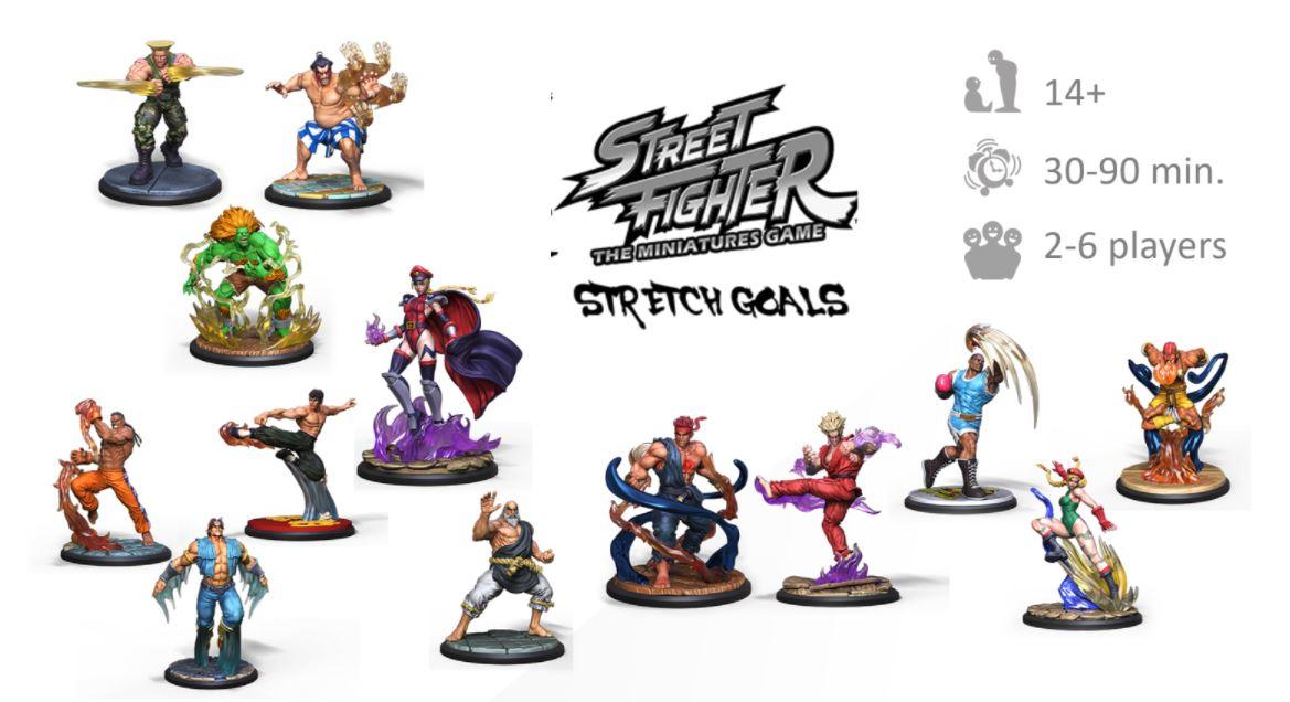 Street Fighter: The Miniatures Game Stretch Goals Box — Boardlandia