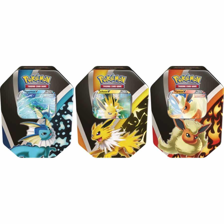 Pokémon Trading Cards Games 2021 Fall Eevee Evolutions Jolteon V Tin 