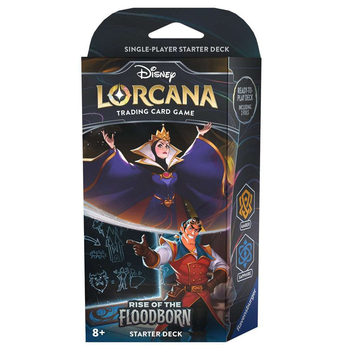 Disney Lorcana: Rise of the Floodborn - Starter Deck: Amber & Sapphire