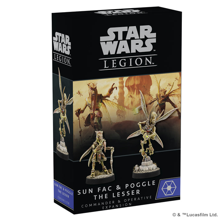 Star Wars  Legion - Sun Fac & Poggle the Lesser Commander Expansion