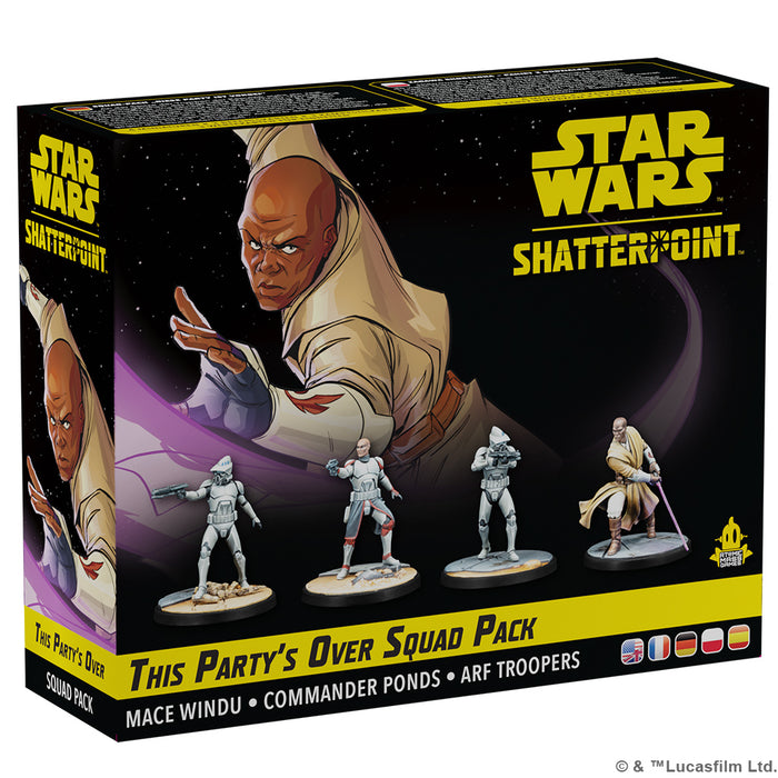 Star Wars Shatterpoint - This Party's Over - Mace Windu Squad Pack