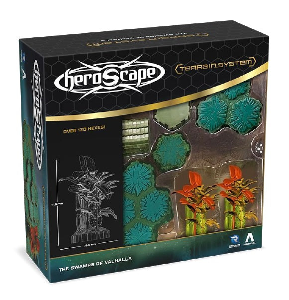 Heroscape: The Swamps of Valhalla Terrain Expansion - (Pre-Order)