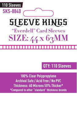 "Everdell" Compatible Sleeves (44 X 63 MM) - 110 Pack