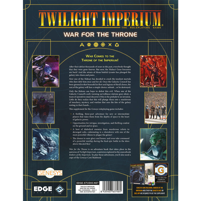 Twilight Imperium RPG - War for the Throne