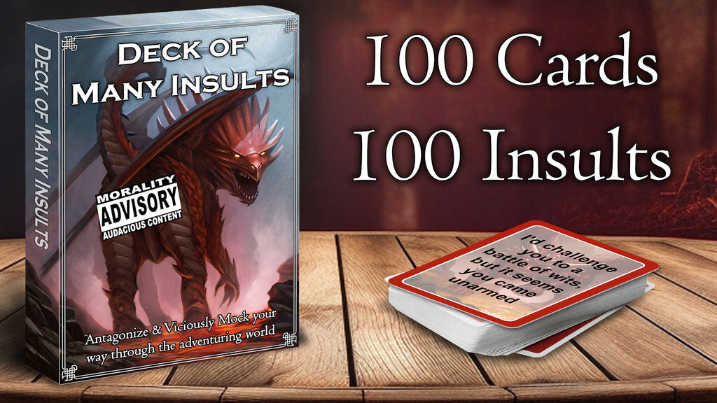The Deck of Many Insults (5E) - (Pre-Order)