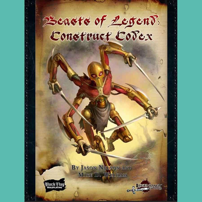 Beasts of Legend: Construct Codex (Black Flag Roleplaying) - (Pre-Order)