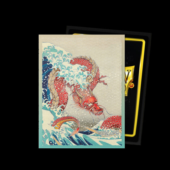 Dragon Shield Sleeves - Matte Dual Art -5th Anniversary Special Edition Great Wave - (Pre-Order)