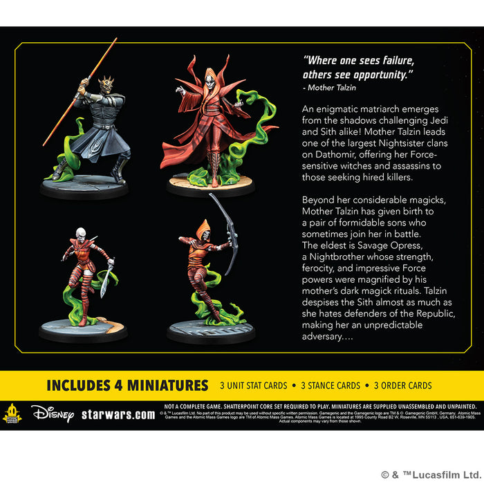 Star Wars Shatterpoint - Witches of Dathomir - Mother Talzin Squad Pack