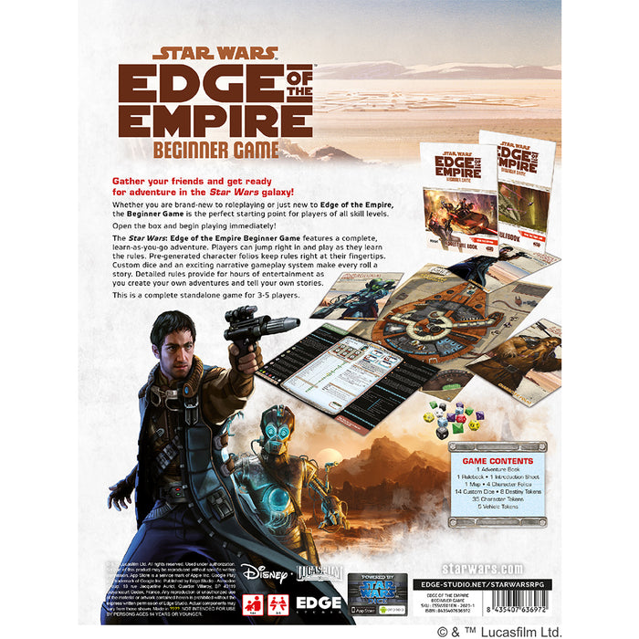 Star Wars - Edge Of The Empire Rpg - Beginner's Box
