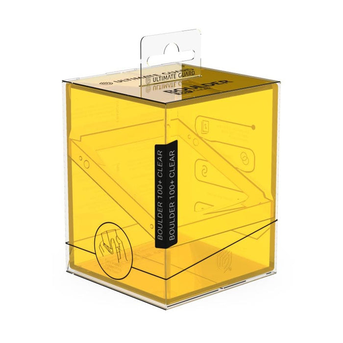 Deck Case 100+ Boulder: Clear Amber - (Pre-Order)