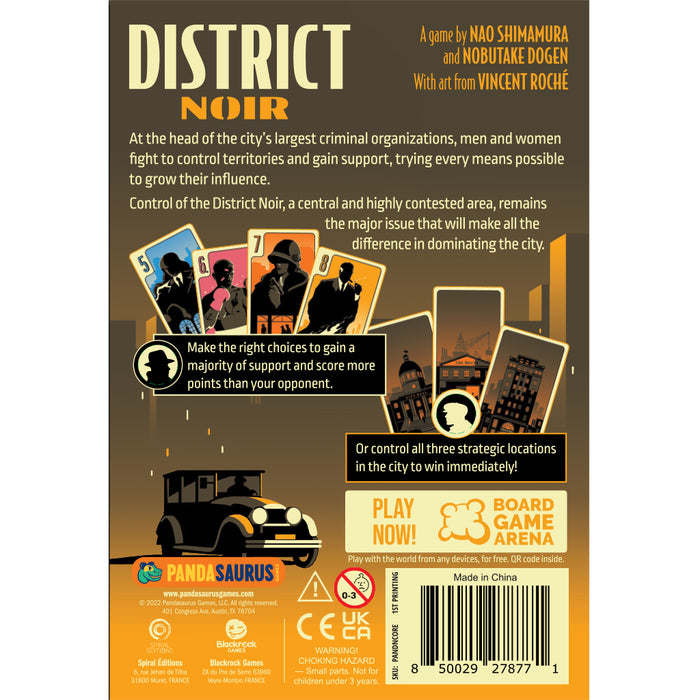 District Noir - Duello all'Ultima Carta - best deal on board games 