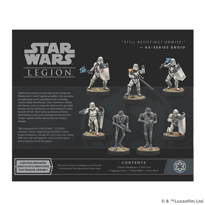 Star Wars: Legion - Imperial Riot Control Squad Unit Expansion - (Pre-Order)