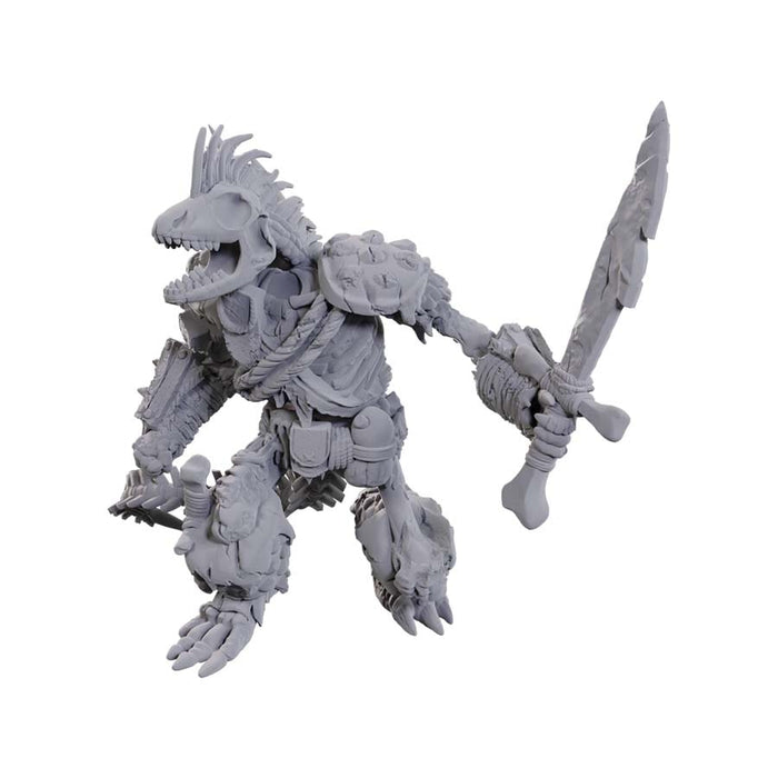 D&D Nolzur's Marvelous Unpainted Miniatures - W23 Lizardfolk Skeleton - (Pre-Order)