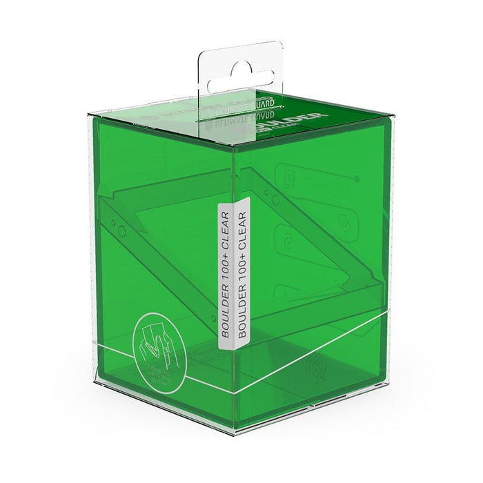 Deck Case 100+ Boulder: Clear Emerald - (Pre-Order)