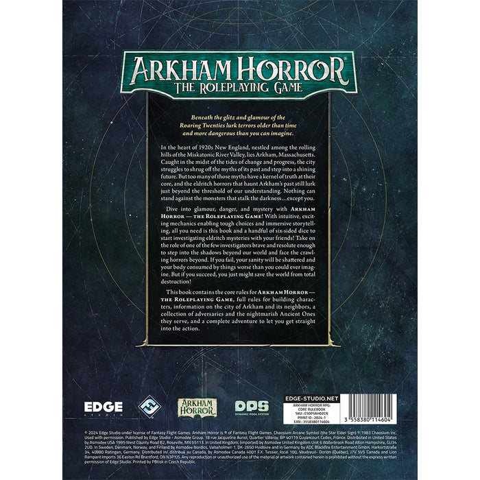 Arkham Horror RPG Core Rulebook - (Pre-Order)