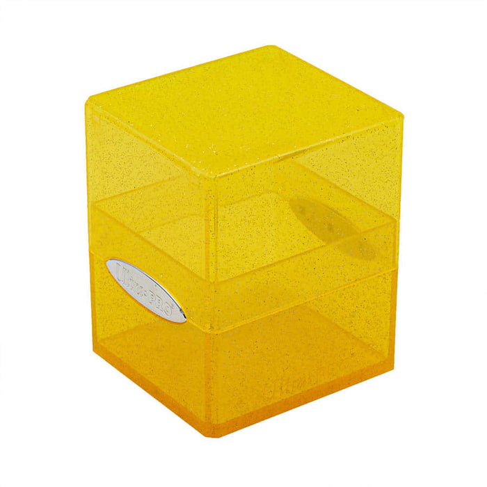 Satin Cube - Glitter Yellow