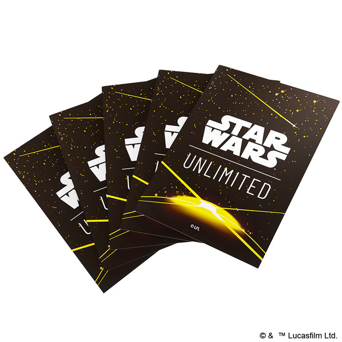 Star Wars: Unlimited Art Sleeve - Card Back Yellow