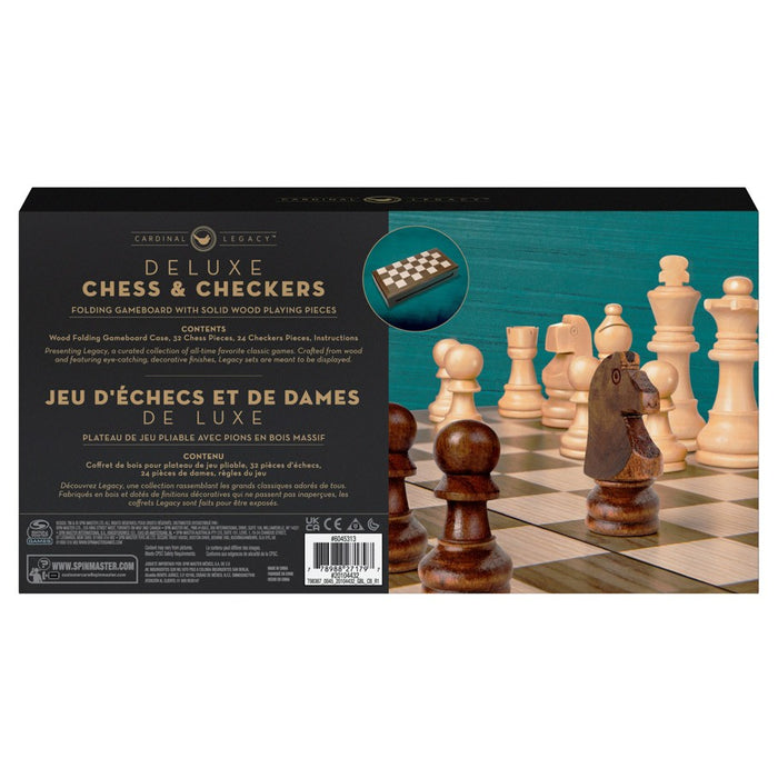 Chess & Checkers Deluxe Legacy Collection