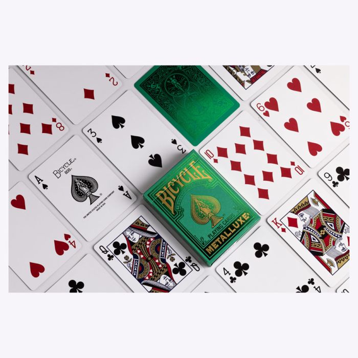 Playing Cards: Bicycle: Metalluxe Green