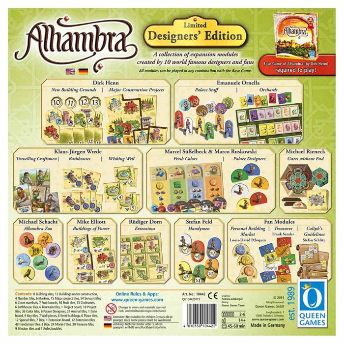 Alhambra - Designers' Edition