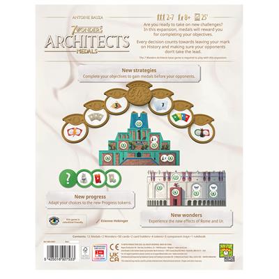 7 Wonders - Architects - Medals