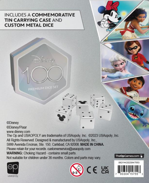 Disney 100th Anniversary Premium D6 Dice Set (6CT)