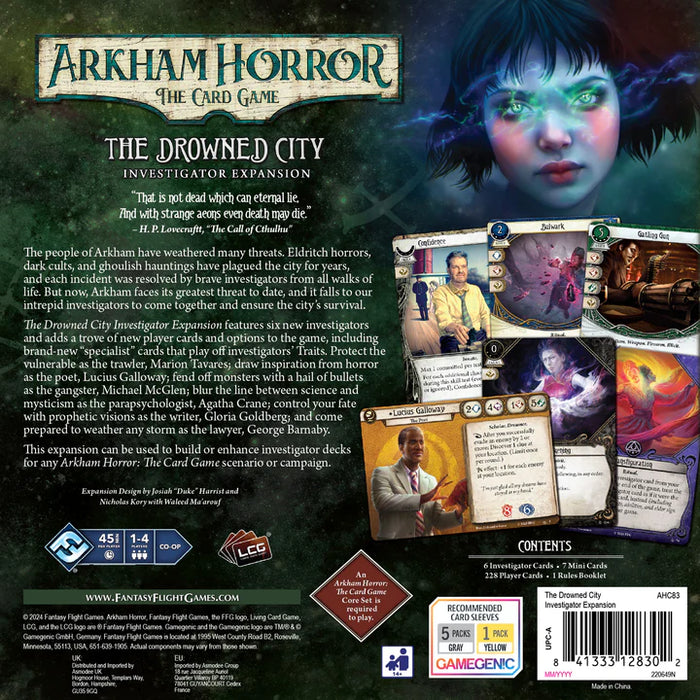 Arkham Horror: The Card Game - The Drowned City Investigator Expansion - (Pre-Order)