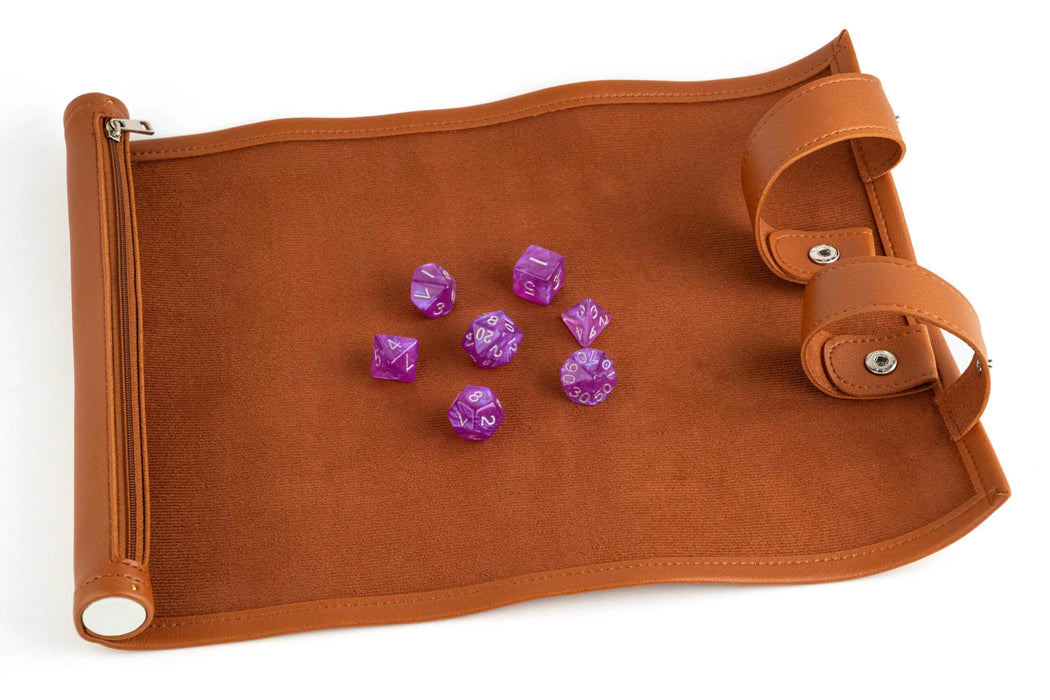Dice Rolling Scroll - Leather