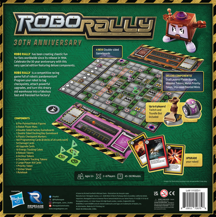 Robo Rally: 30th Anniversary Edition - (Pre-Order)