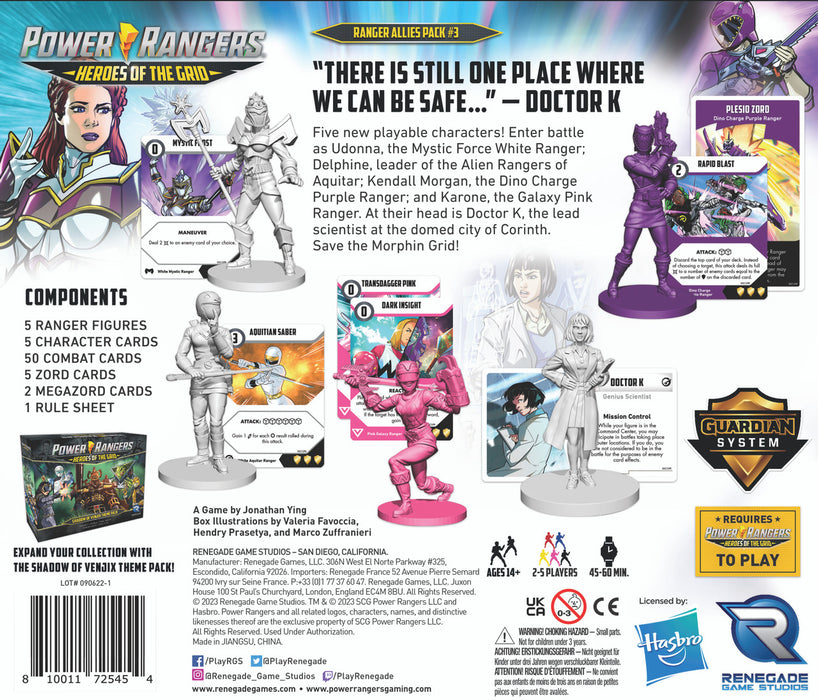 Power Rangers - Heroes of the Grid: Rangers Allies Pack #3