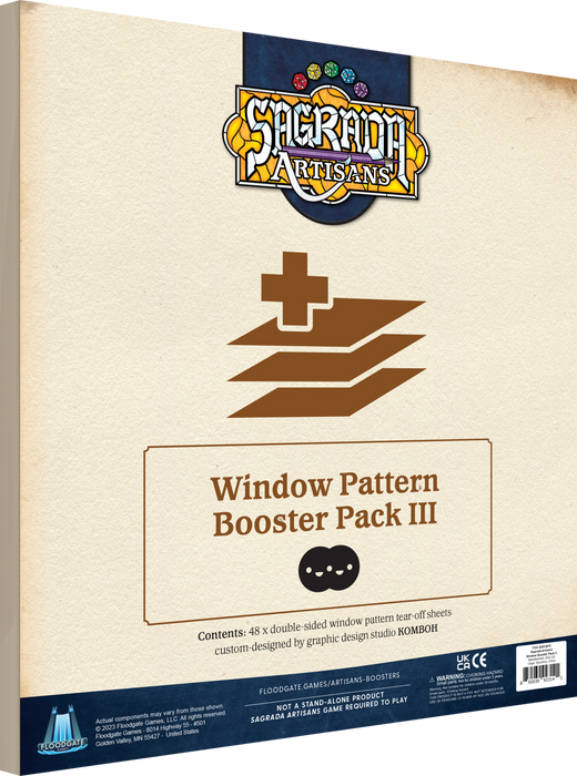 Sagrada Artisans - Window Booster Pack III - Komboh - Kickstarter
