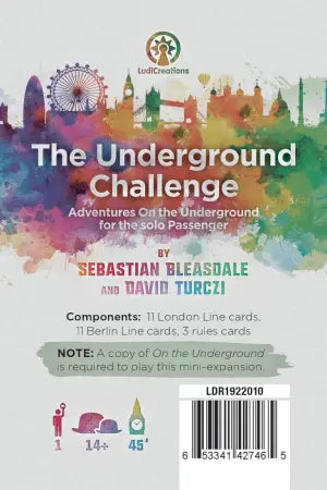 The Underground Challenge: London and Berlin - (Pre-Order)