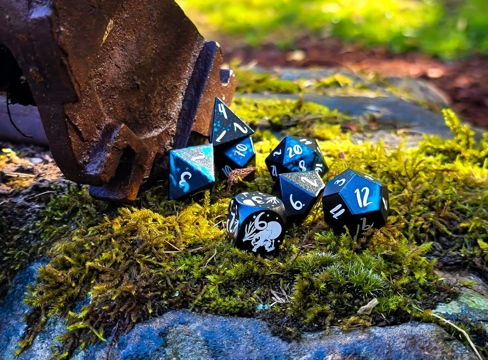 Level Up Dice - Werewolf Aluminum - (7ct Polyhedral Set)