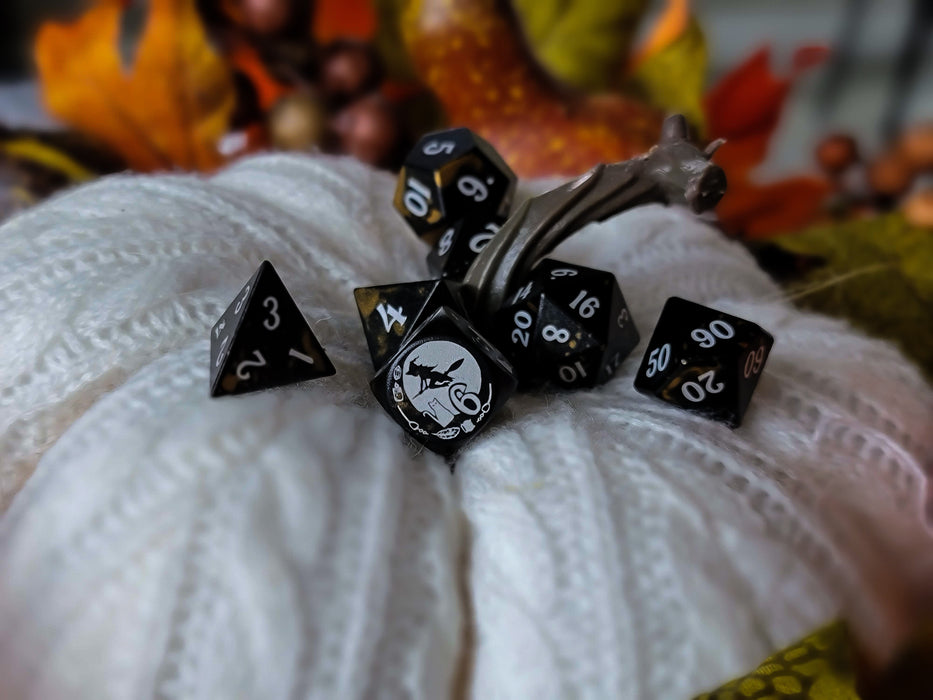 Level Up Dice - Witch Aluminum - (7ct Polyhedral Set)