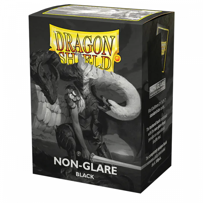 Dragon Shield Sleeves - Matte Black Non-Glare (100 ct.)