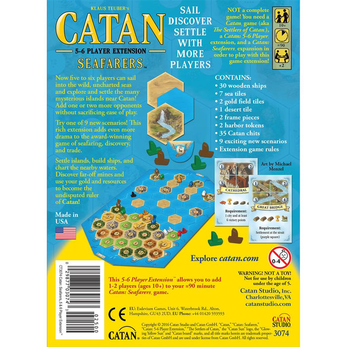 Catan: Seafarers 5-6 Player Extension