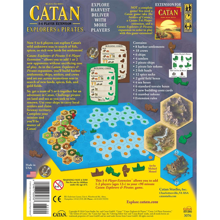 Catan: Explorers And Pirates 5-6 Player Extension