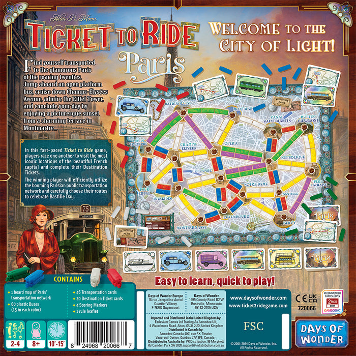 Ticket To Ride - Paris