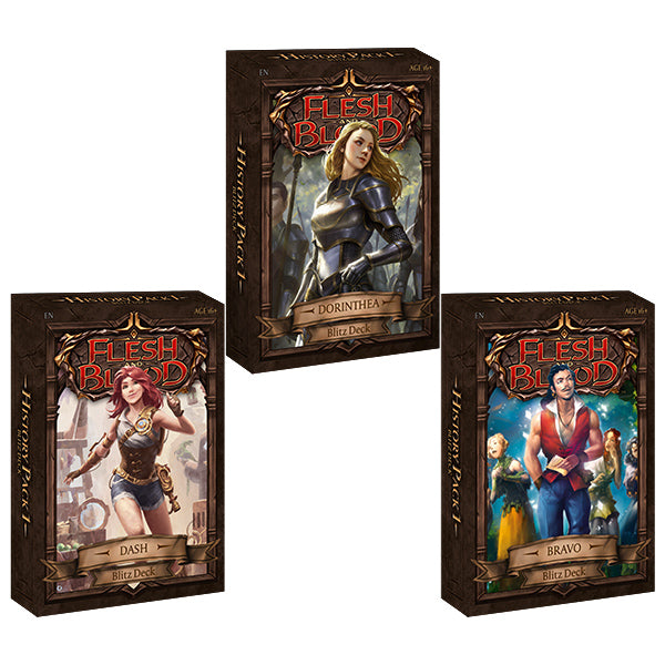 Flesh and Blood - History Pack 1 Blitz Deck Display