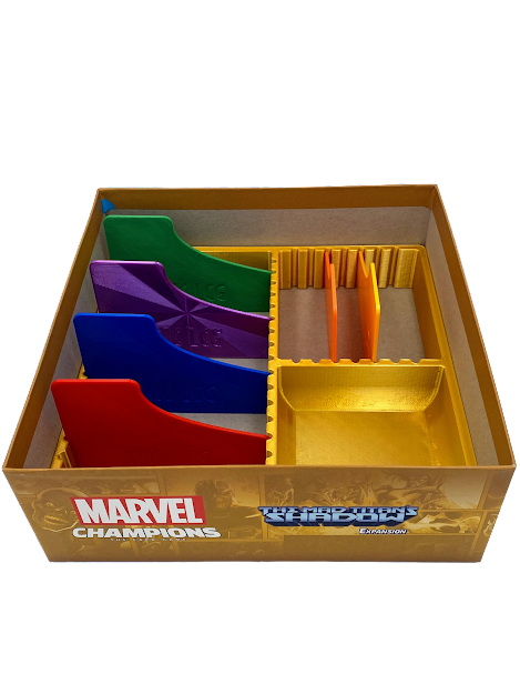 Marvel Champions - The Infinity Gauntlet - Insert (Sleeved & Un-Sleeved)