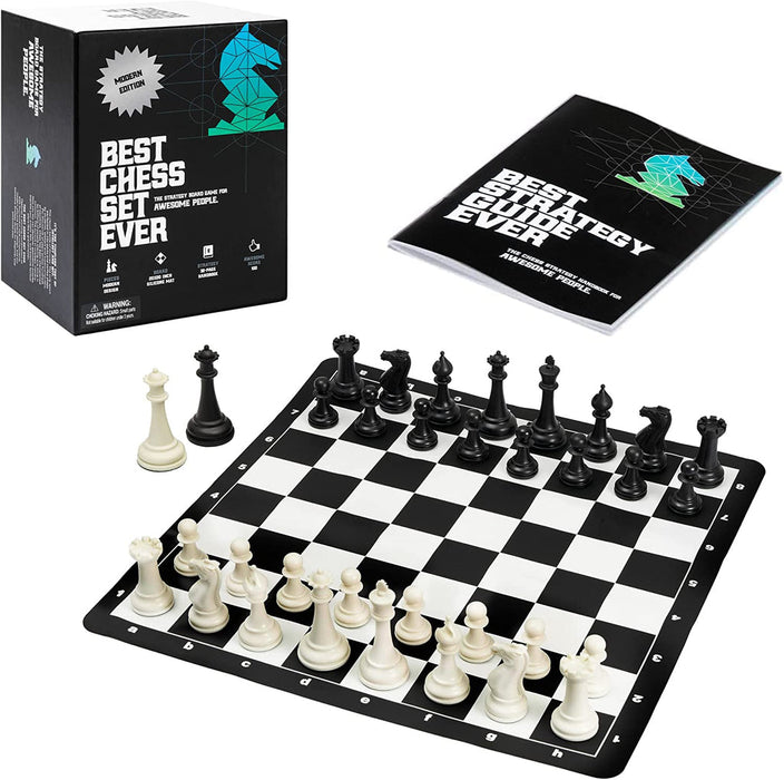 Best Chess Set Ever - Modern Style 1x - Queen's Gambit Edition