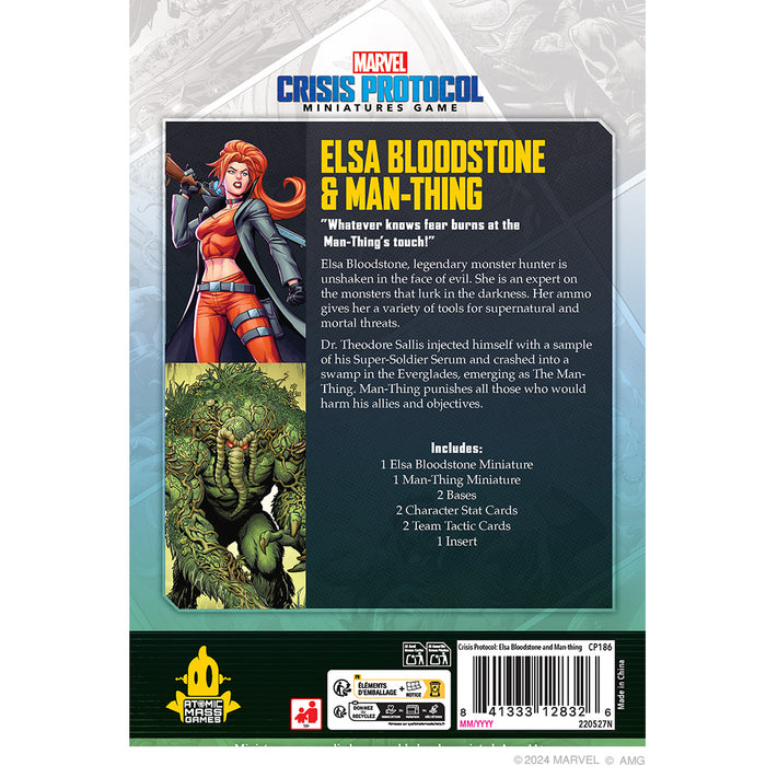 Marvel: Crisis Protocol - Elsa Bloodstone & Man-Thing - (Pre-Order)