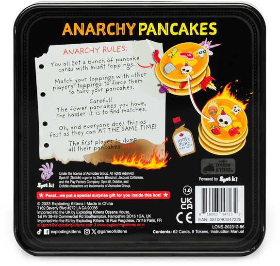 Anarchy Pancakes (Tin Edition) - (Pre-Order)