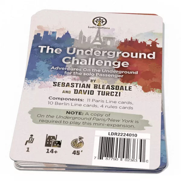 The Underground Challenge: Paris and New York - (Pre-Order)
