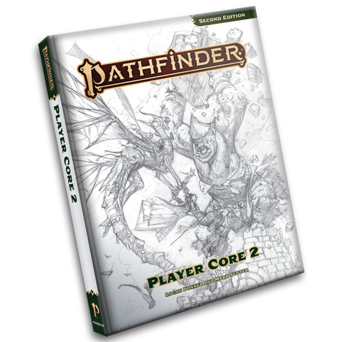 Pathfinder RPG (2E) - Player Core Sketch Cover (Pre-Order)