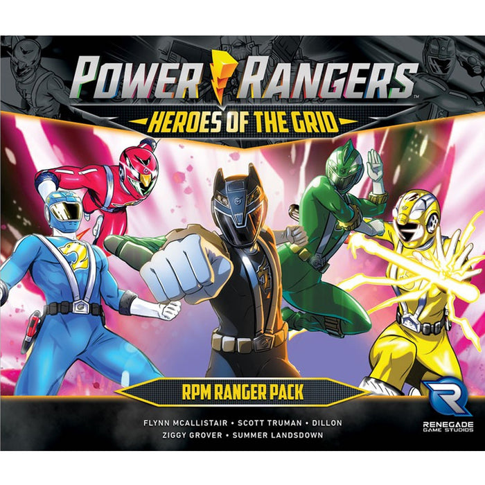 Power Rangers - Heroes of the Grid - RPM Ranger Pack